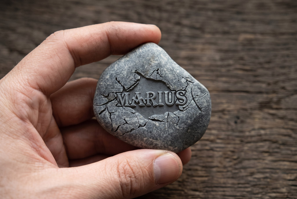 River Stone Engraving